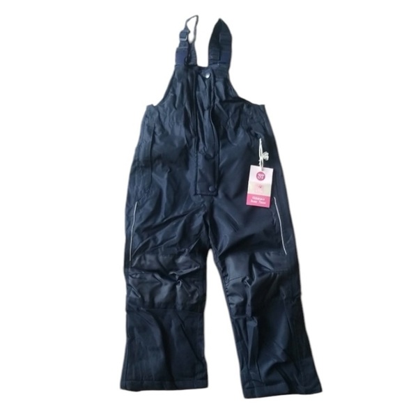 Lily & Dan Snow Pants Bibs Insulated Snowboard Ski Winter Navy Blue Girls 3T - Picture 4 of 11